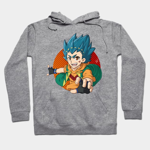 Kaw Dev VALT Aoi from Beyblade Burst GT Hoodie